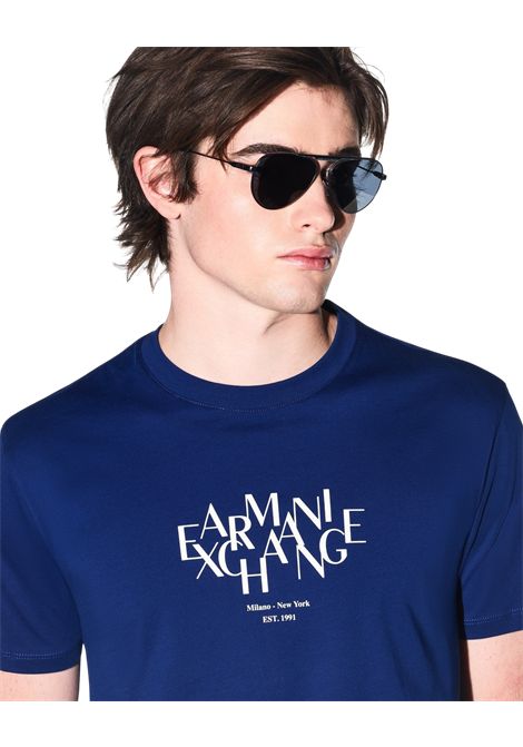 Regular-fit T-shirt in solid-color cotton jersey ARMANI EXCHANGE | T-shirt | XM002782 AF10356UB131